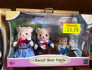 Sylvanian Families Biscuit Bear Family