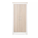 Cuddle Co Ada Wardrobe - White & Ash