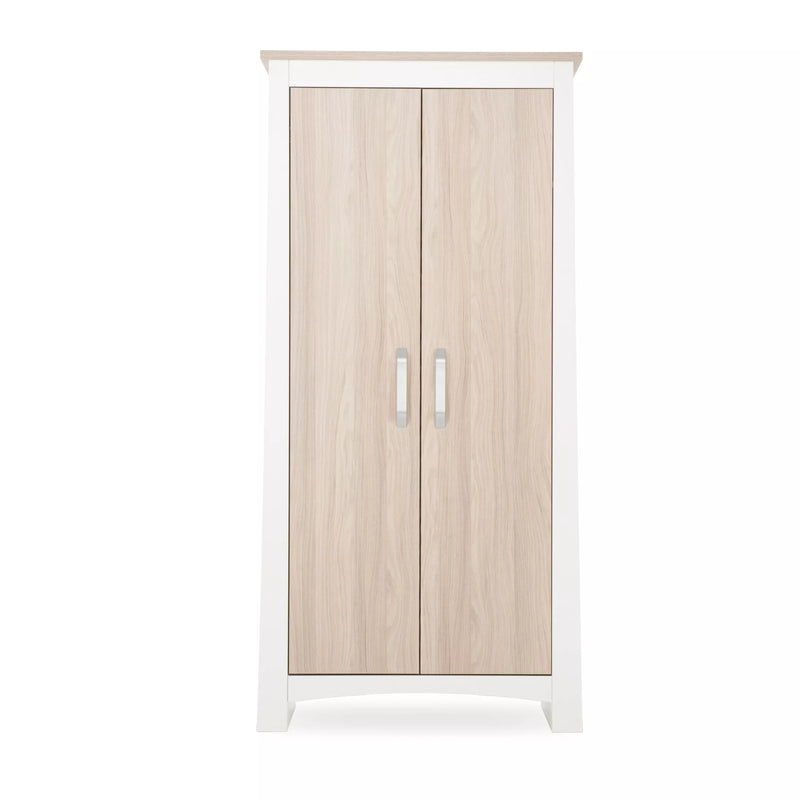 Cuddle Co Ada Wardrobe - White & Ash