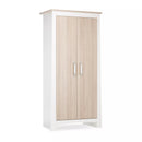 Cuddle Co Ada Wardrobe - White & Ash