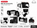 Wiking MAN TGS 18.510 4x4 BL White Edition 1:32 Scale Truck