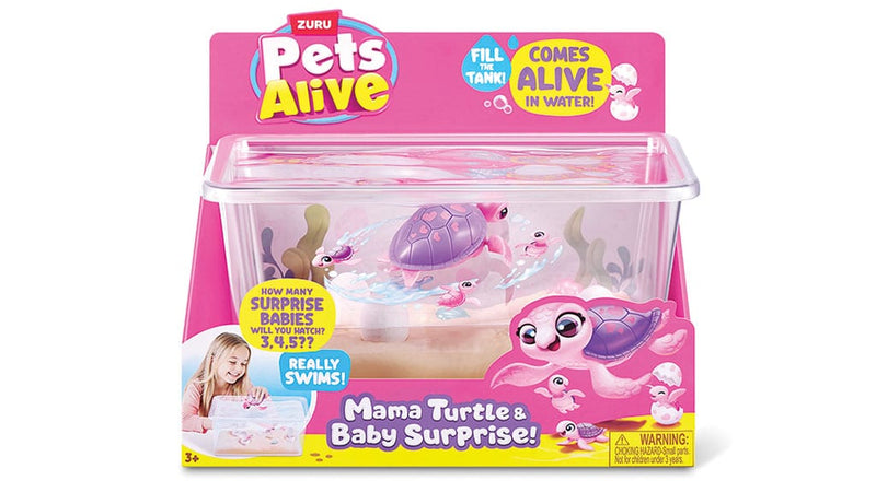 Pets Alive Mama Turtle & Baby Surprise