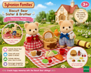 Sylvanian Families Biscuit Bear Sister & Brother – Delicious Picnic