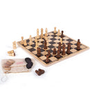 Bigjigs 2-in-1 Draughts & Chess Board Game Set