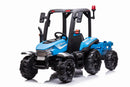 AgriPower 24V Electric Ride On Tractor With Trailer (Blue)