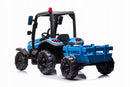 AgriPower 24V Electric Ride On Tractor With Trailer (Blue)