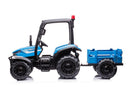 AgriPower 24V Electric Ride On Tractor With Trailer (Blue)
