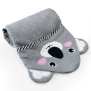 BeingBaby Luxury Bamboo Cotton Hooded Towel & Face Cloth - Koala