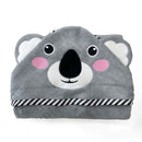 BeingBaby Luxury Bamboo Cotton Hooded Towel & Face Cloth - Koala