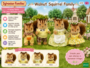 Sylvanian Families Walnut Squirrel Family