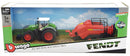 Bburago Farm: Fendt Tractor With Baler