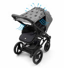 Dooky Universal Cover - Grey Stars