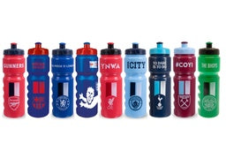 Football Club Plastic Water Bottle Assorted
