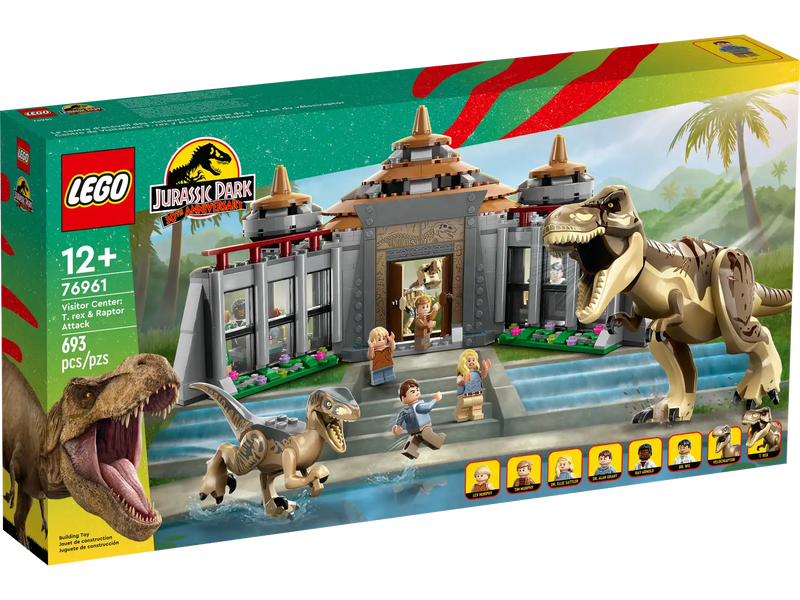 Lego 76961 Visitor Center: T. rex & Raptor Attack
