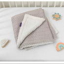 Clevamama Luxe Sherpa Baby Blanket
