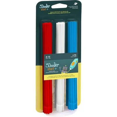 3Doodler 75x Strand Refill Pack (Red,White & Blue)