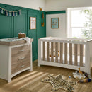 Ada 2 Piece Nursery Furniture Set - White & Ash