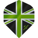 Mission Black & Green Union Jack Darts Flights