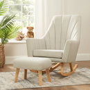 Tutti Bambini Jonah Rocking Chair & Foot Stool (Pebble)