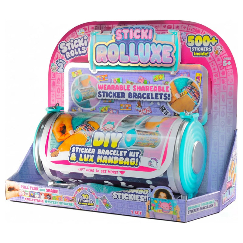Sticki Rolls: Sticki Rolluxe DIY Sticker Bracelet Kit & Handbag