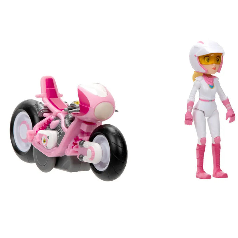 Super Mario Bros Movie: Princess Peach Pull Back Racer