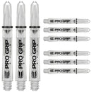 Target Pro Grip 3 Darts Shafts 9 Pack (Clear)