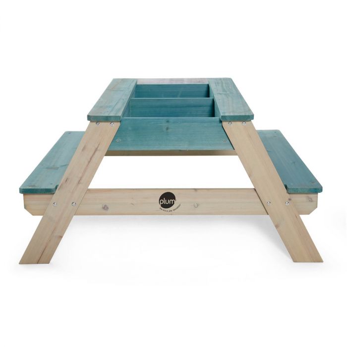 Plum Surdside Sand Pit And Water Wooden Picnic Table