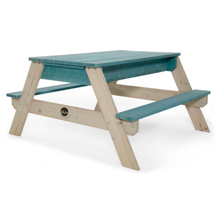 Plum Surdside Sand Pit And Water Wooden Picnic Table