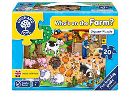 Orchard Toys Who’s on the Farm? - David Rogers Toymaster
