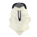 Little Love Blanket 3 Point- Grey And White Spot