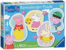Peppa Pig 4 Large Shaped Puzzles - David Rogers Toymaster