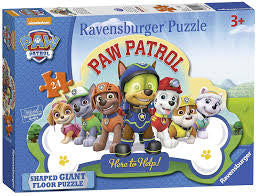 Paw Patrol Shaped Giant Floor Puzzle - David Rogers Toymaster
