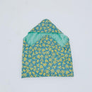 Little Love Blanket 3 Point- Green Flower