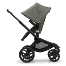 Bugaboo Fox 5 Carrycot And Seat Pushchair - Forrest Green/Black Chassis