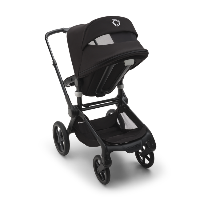 Bugaboo Fox 5 Carrycot And Seat Pushchair - Forrest Green/Black Chassis