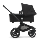Bugaboo Fox 5 Carrycot And Seat Pushchair - Midknight Black/Black Chassis
