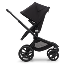 Bugaboo Fox 5 Carrycot And Seat Pushchair - Midknight Black/Black Chassis