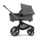 Bugaboo Fox 5 Carrycot And Seat Pushchair -Grey Melange/Graphite Chassis
