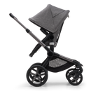 Bugaboo Fox 5 Carrycot And Seat Pushchair -Grey Melange/Graphite Chassis