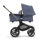 Bugaboo Fox 5 Carrycot And Seat Pushchair - Stormy Blue/Graphite Chassis