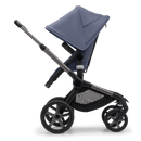 Bugaboo Fox 5 Carrycot And Seat Pushchair - Stormy Blue/Graphite Chassis
