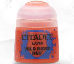 Warhammer Wild Rider Red Layer Paint 22-06 - David Rogers Toymaster