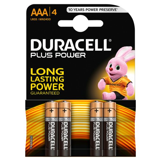 Duracell AAA Batteries 4 Pack - David Rogers Toymaster