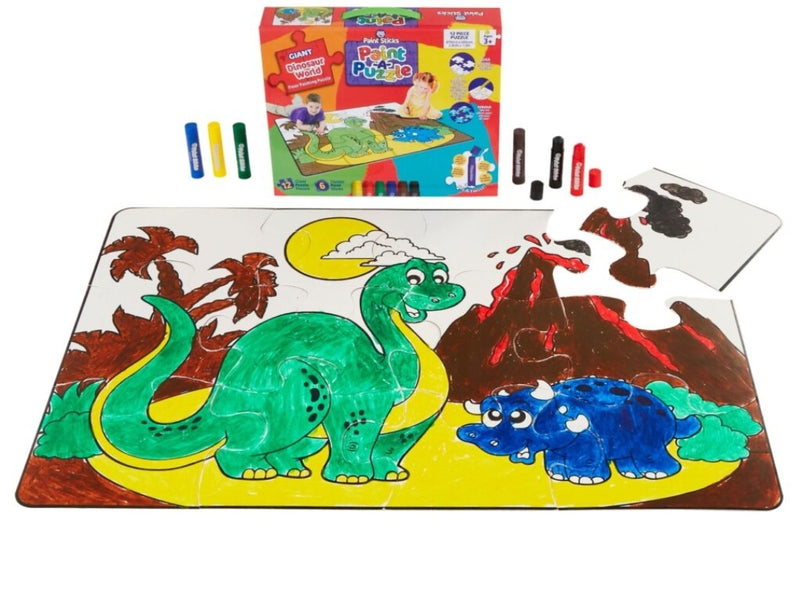 Paint A Puzzle - Dinosaur World