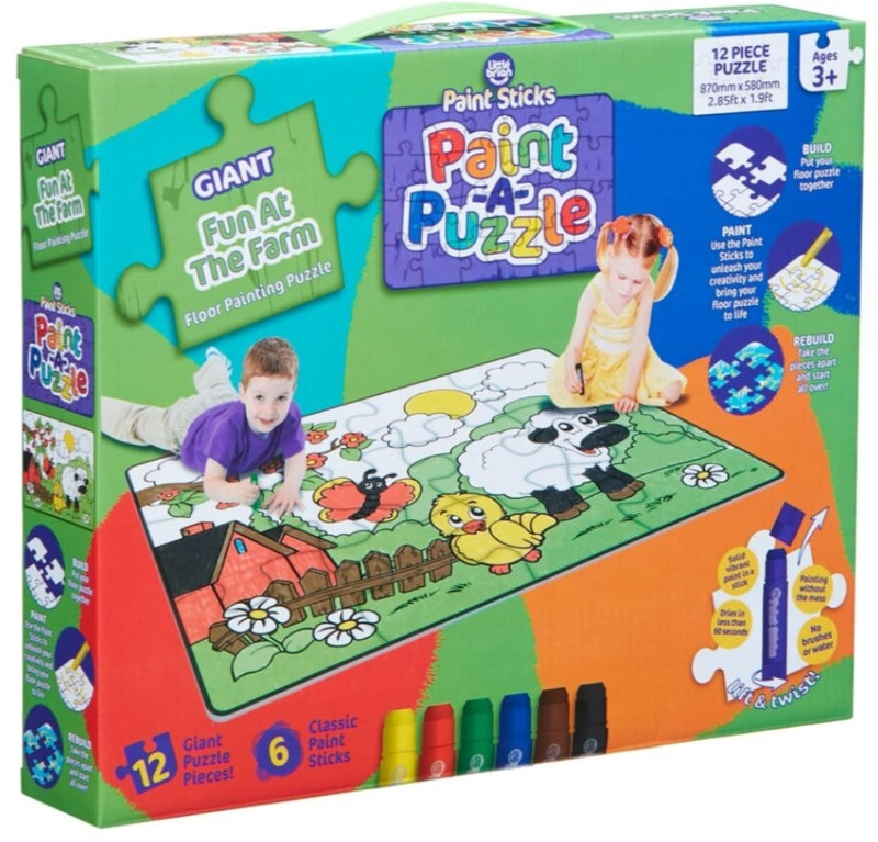 Paint A Puzzle - Fun At The Farm