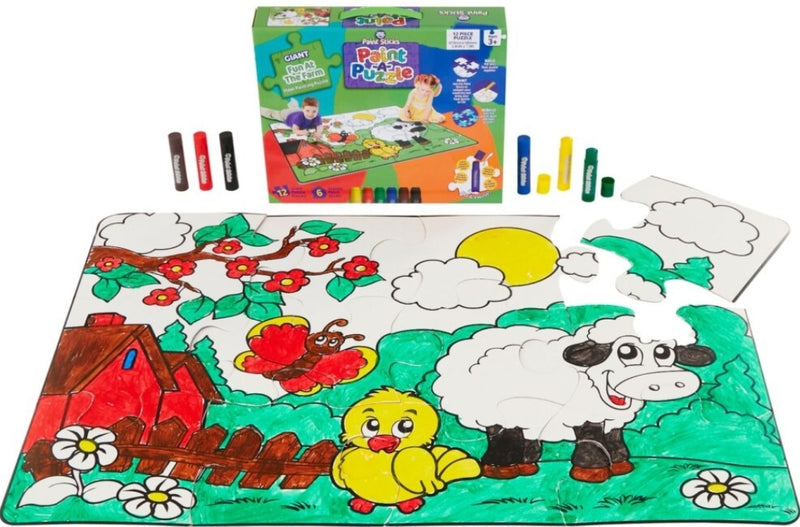 Paint A Puzzle - Fun At The Farm