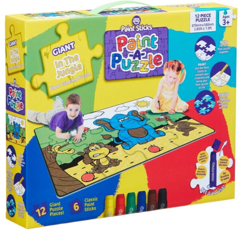 Paint A Puzzle - In The Jungle