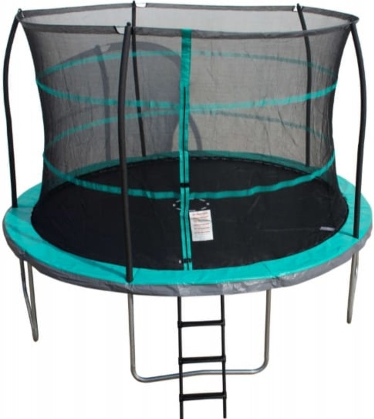 12ft Trampoline with enclosure, steps and anchor Kit