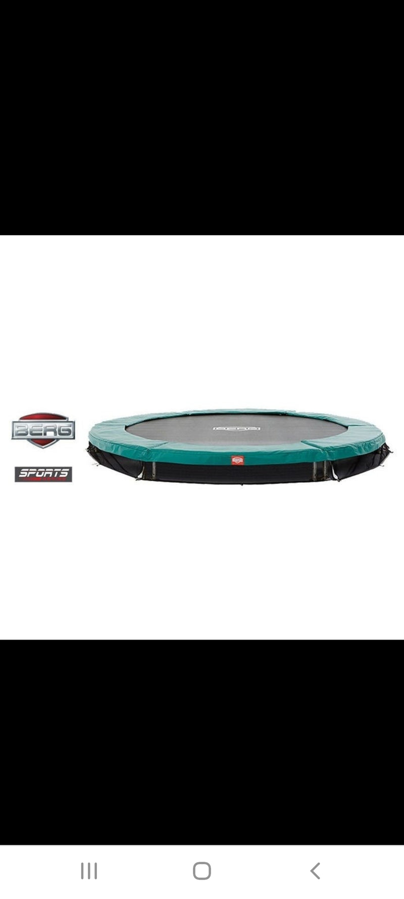 BERG 12.5 FT INGROUND TRAMPOLINE