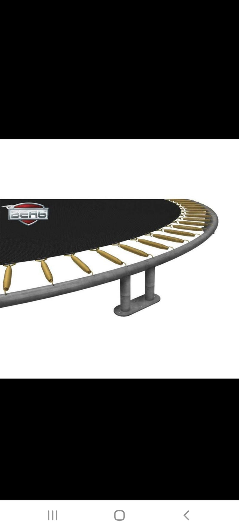 BERG 12.5 FT INGROUND TRAMPOLINE